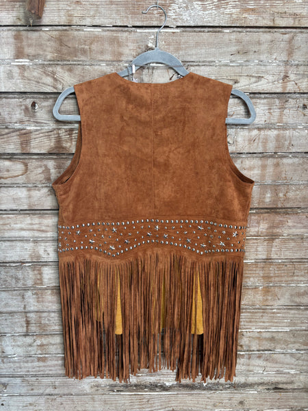 Fringe Studded Vest