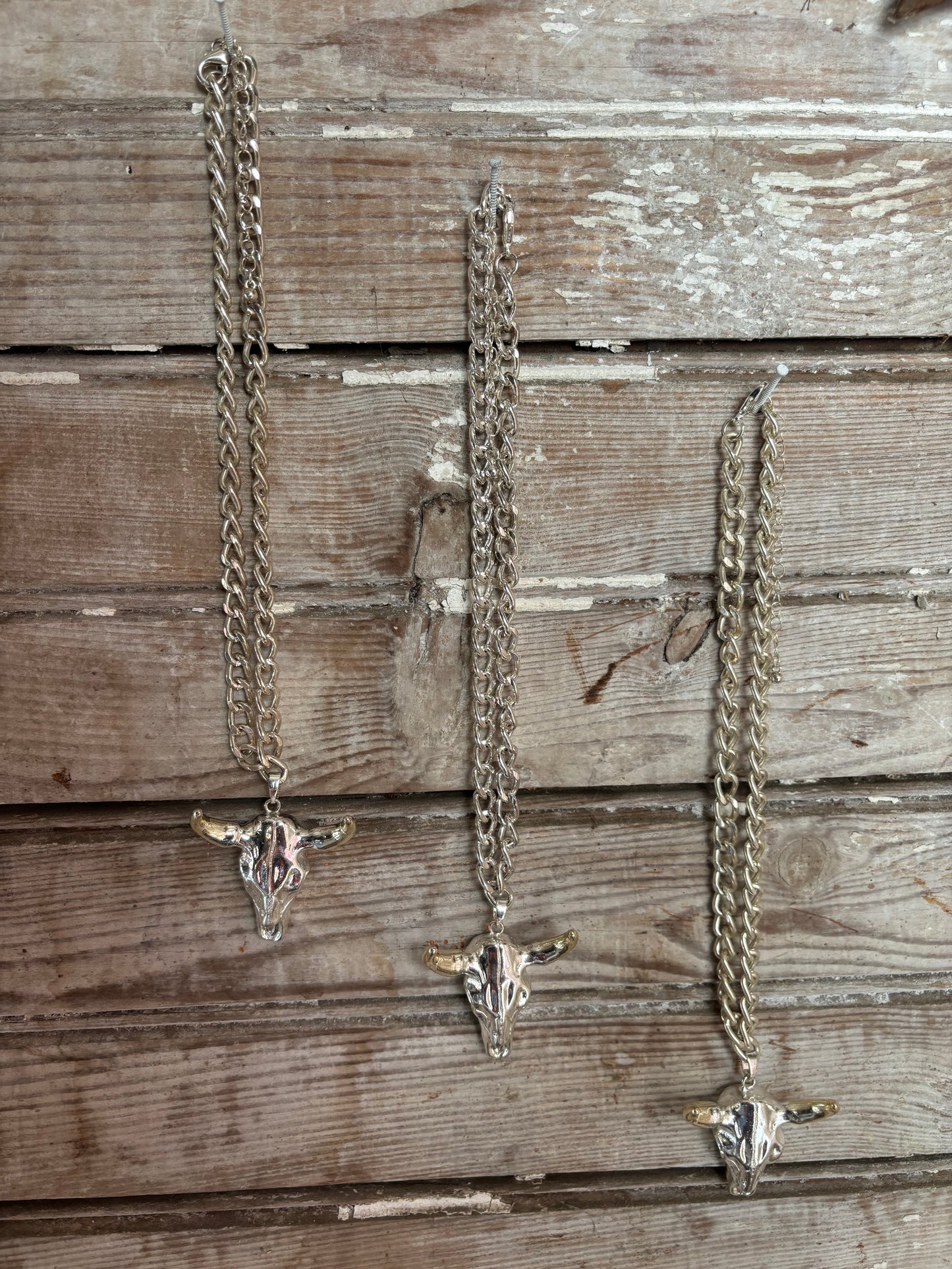 Chunky Rodeo Steerhead Necklace