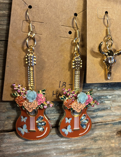 Countrygirl Guitar Earrings