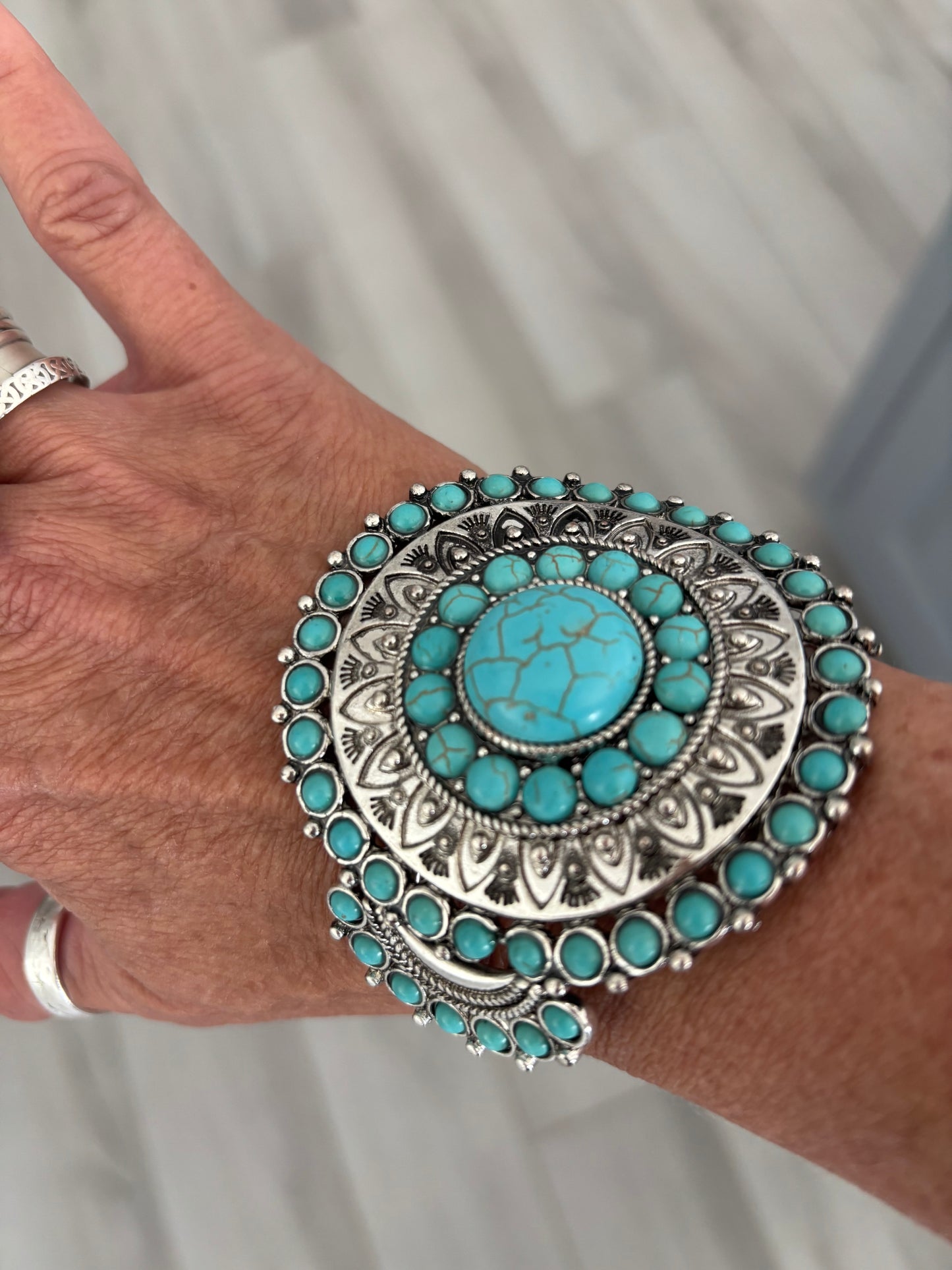 Mandala Cuff Bracelet