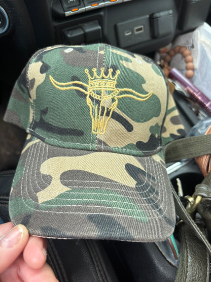 HnR Logo Camo Baseball Hat