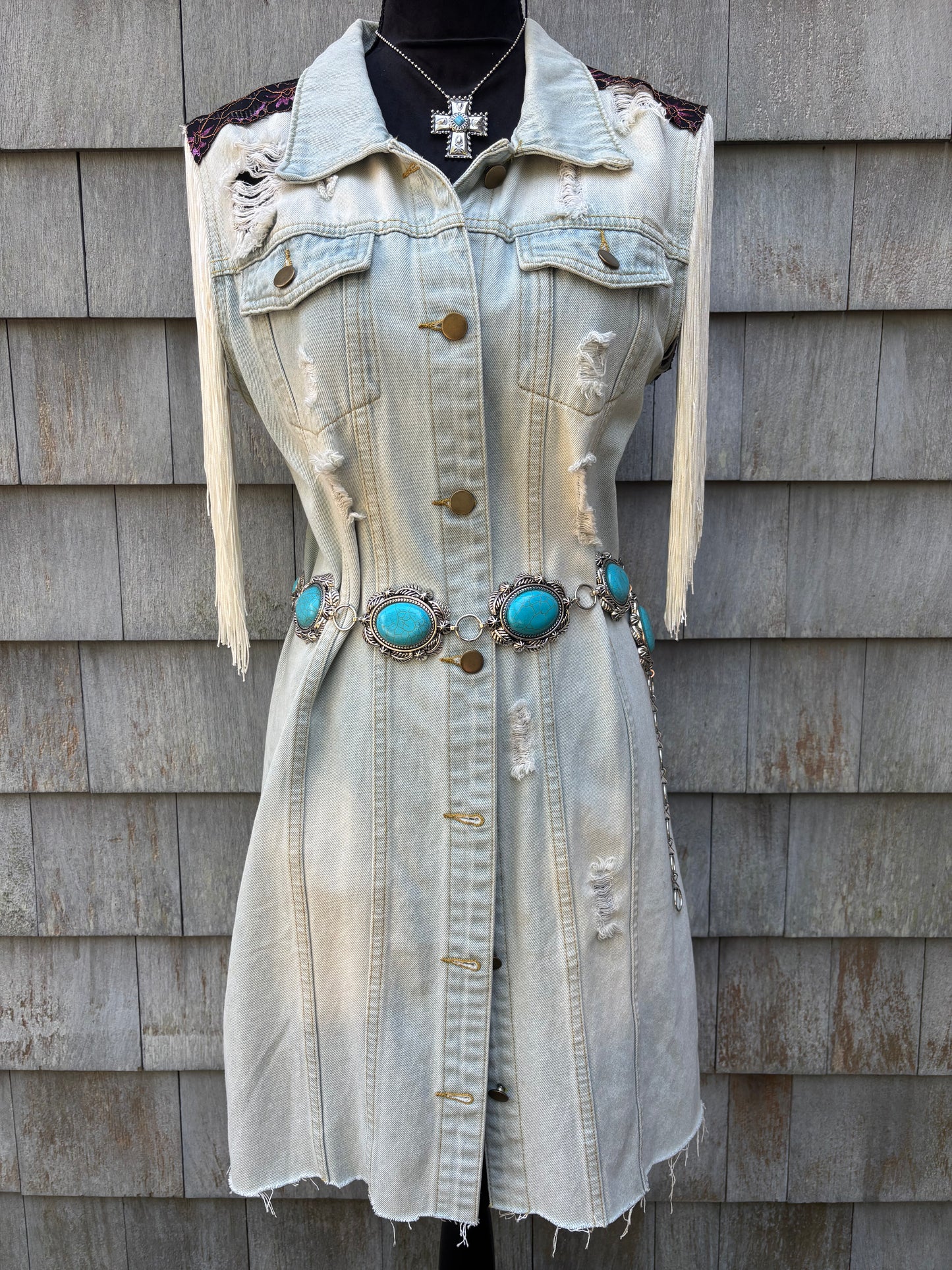 Rodeo Denim Dress/ Vest