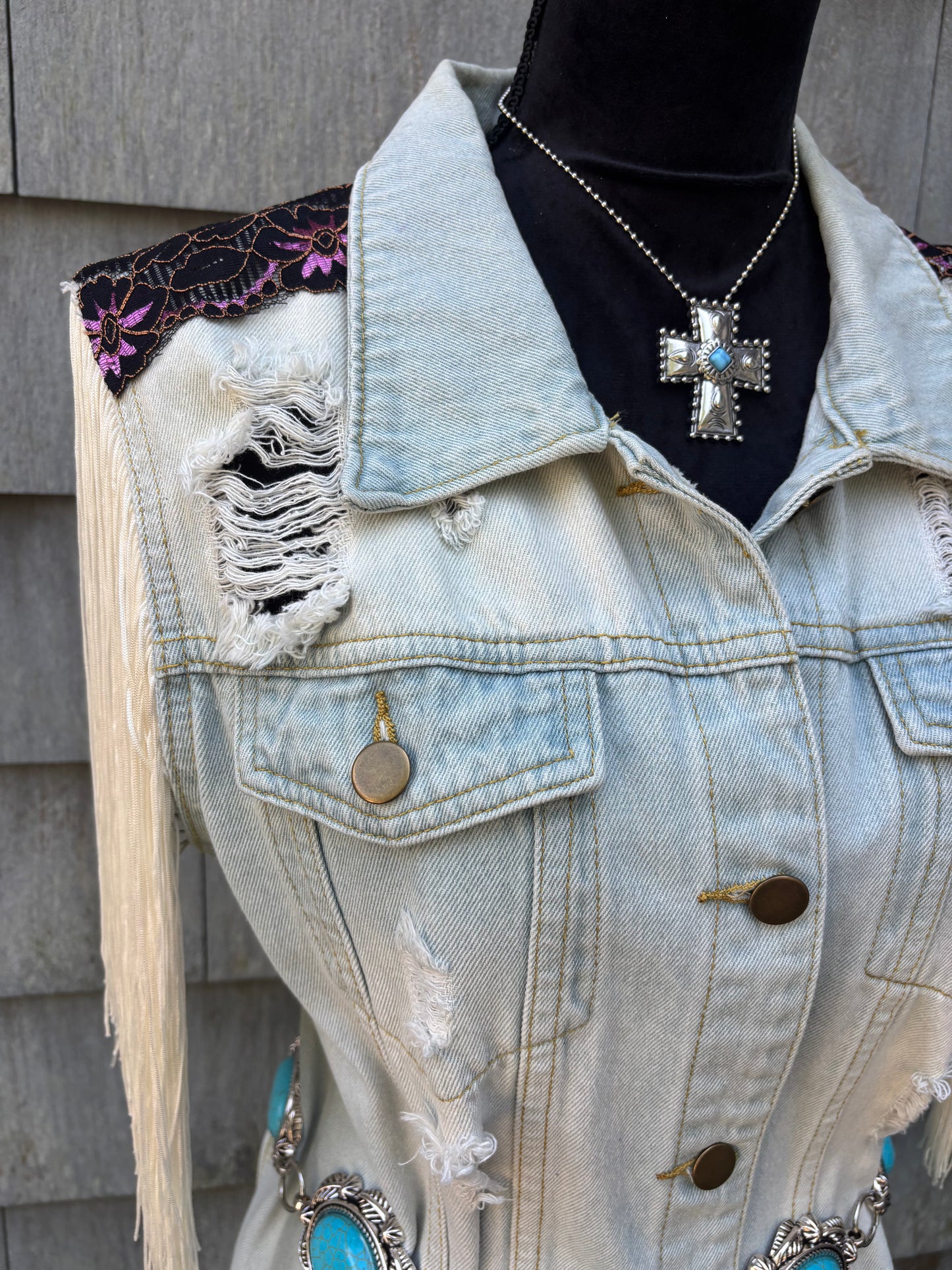 Rodeo Denim Dress/ Vest