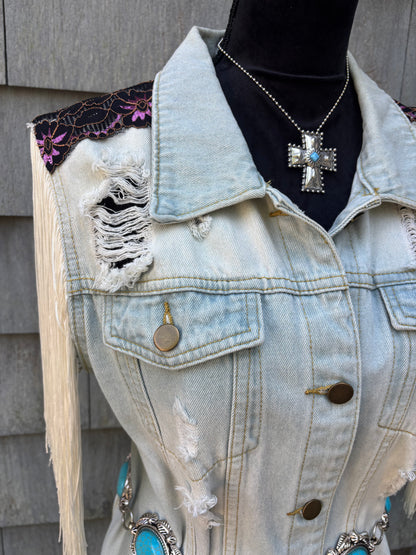 Rodeo Denim Dress/ Vest