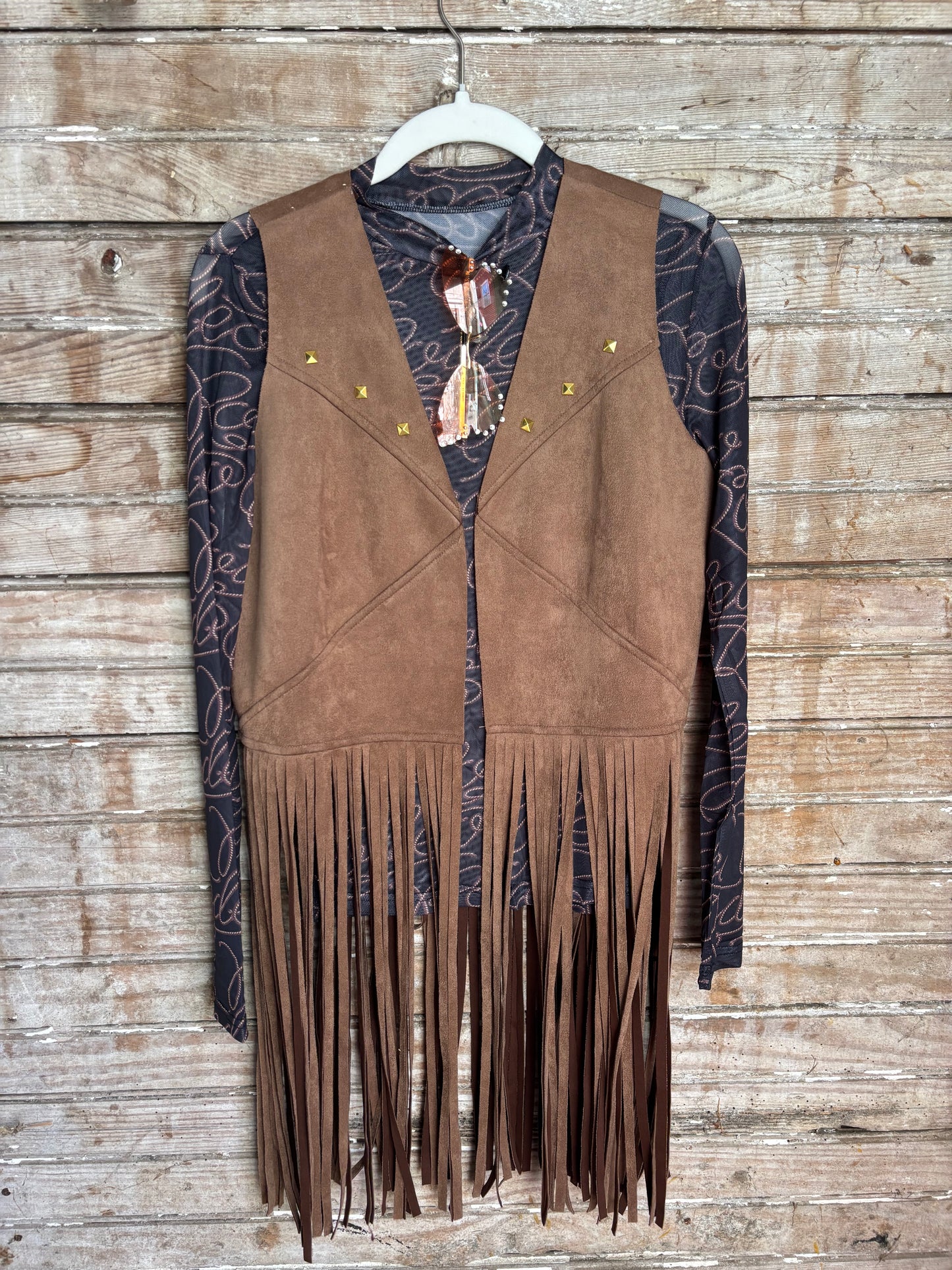 Upcycled Cowboy Boot Vest