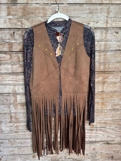 Upcycled Cowboy Boot Vest