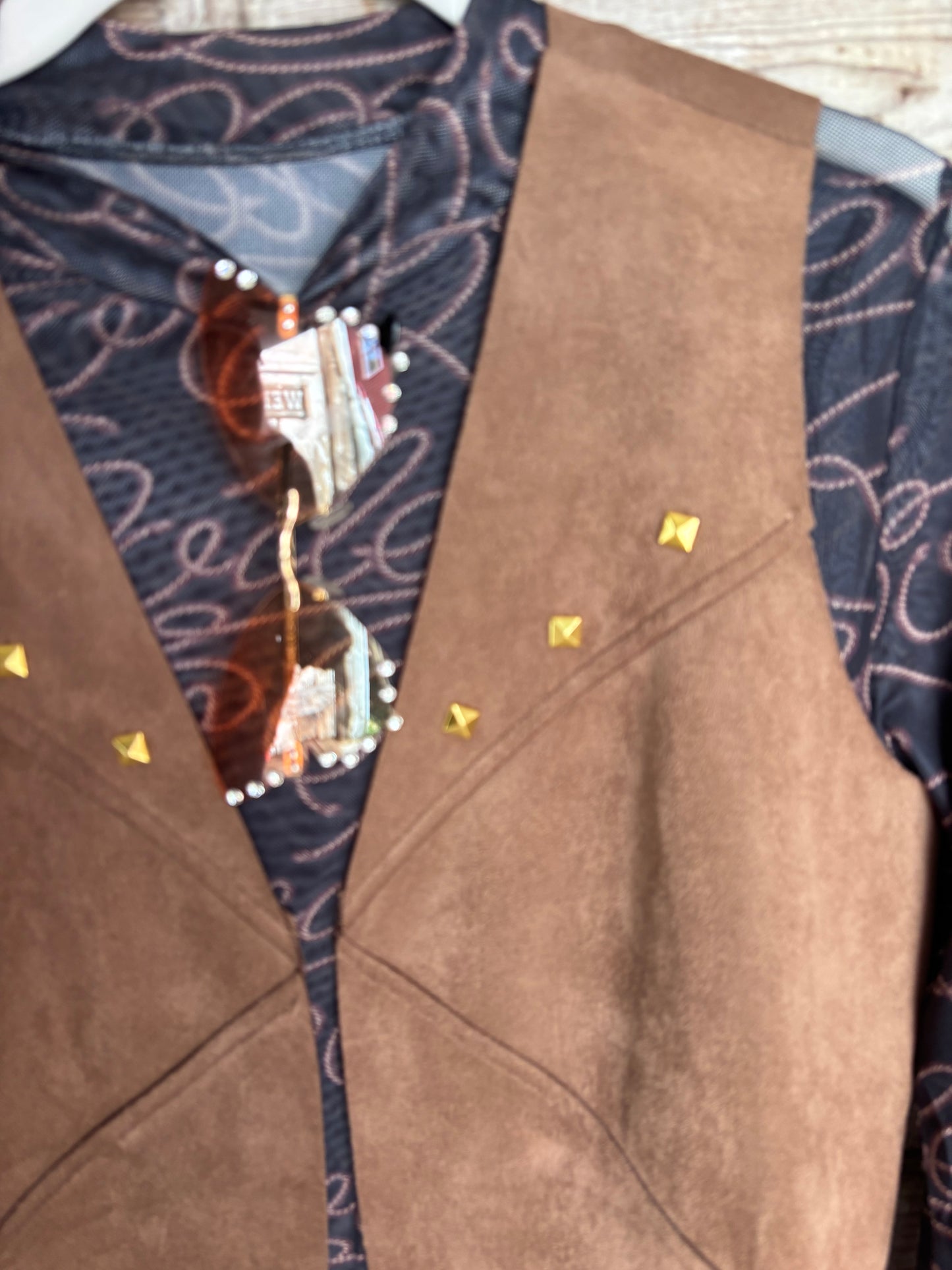 Upcycled Cowboy Boot Vest