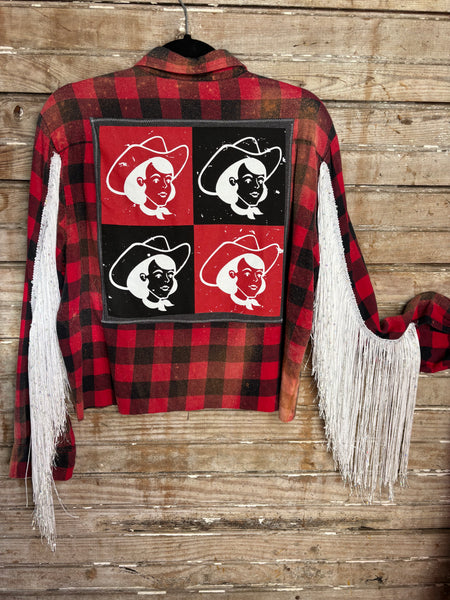 Cowgirl Buffalo Flannel
