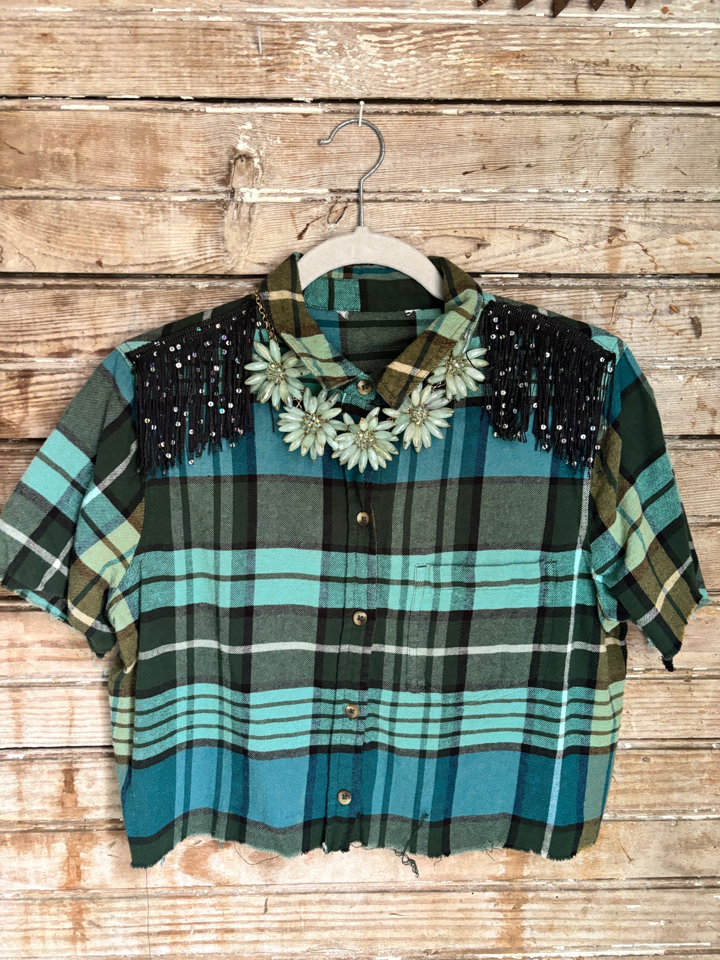 Vintage Chunky Flower Necklace