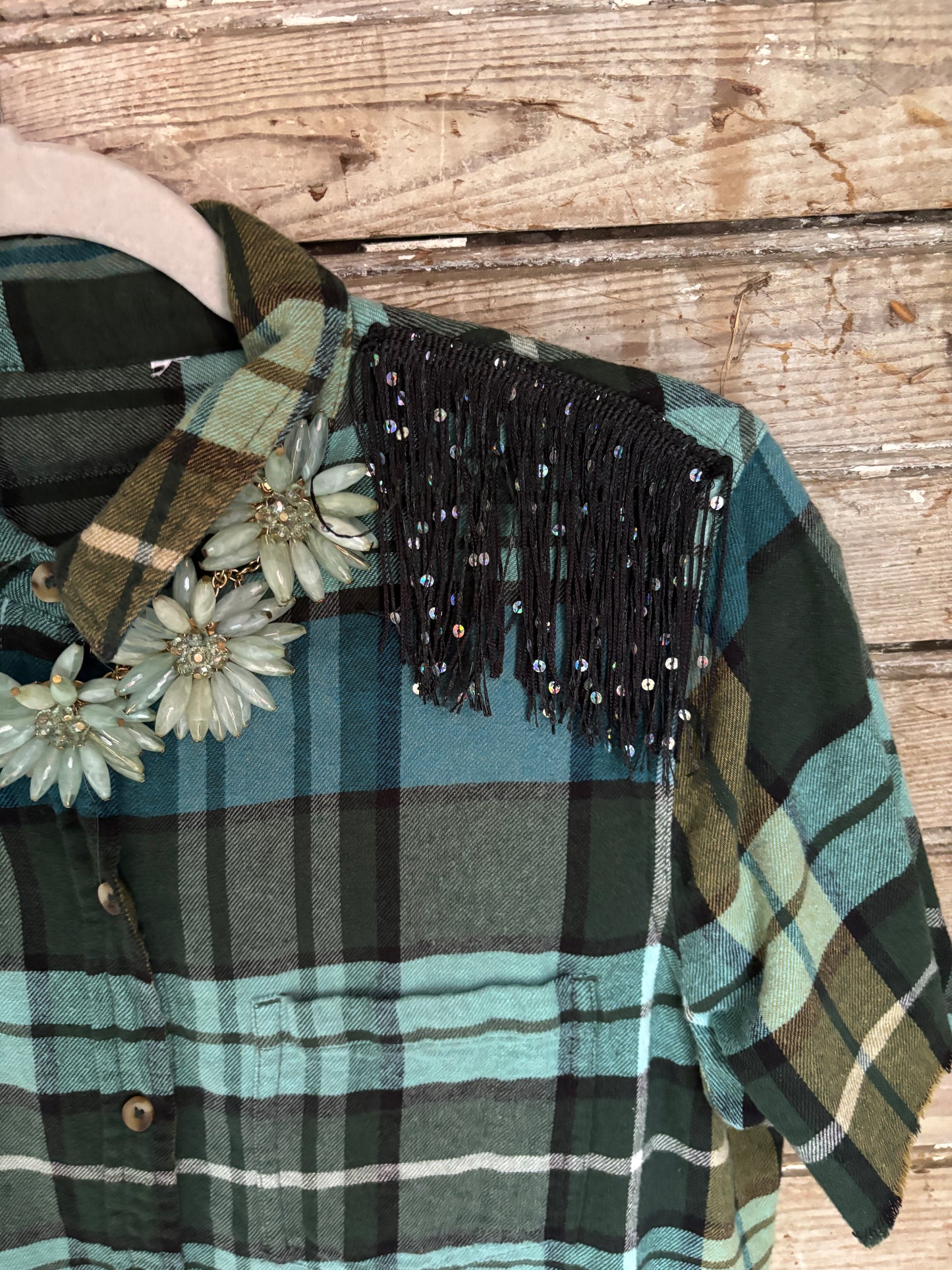 Vintage Chunky Flower Necklace