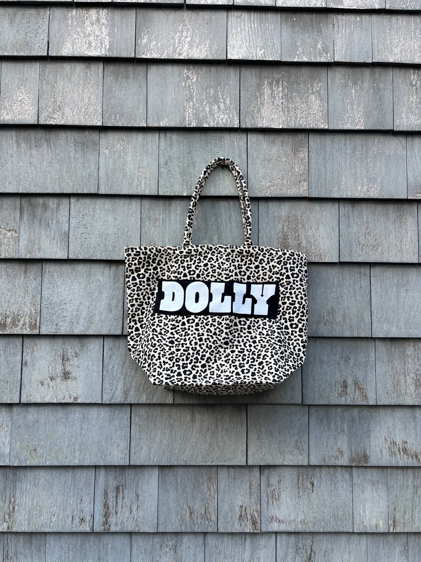 Upcycled Cheetah Totes