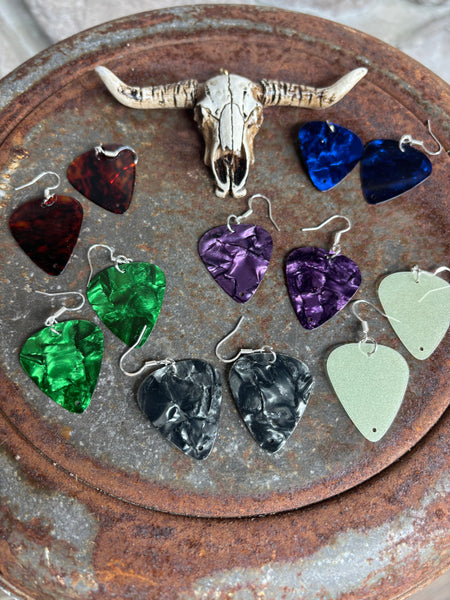 Guitar Pick Earrings