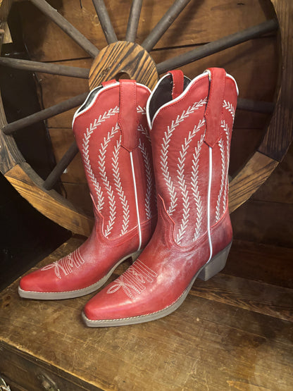 NEW!  Red Cowboy Boots