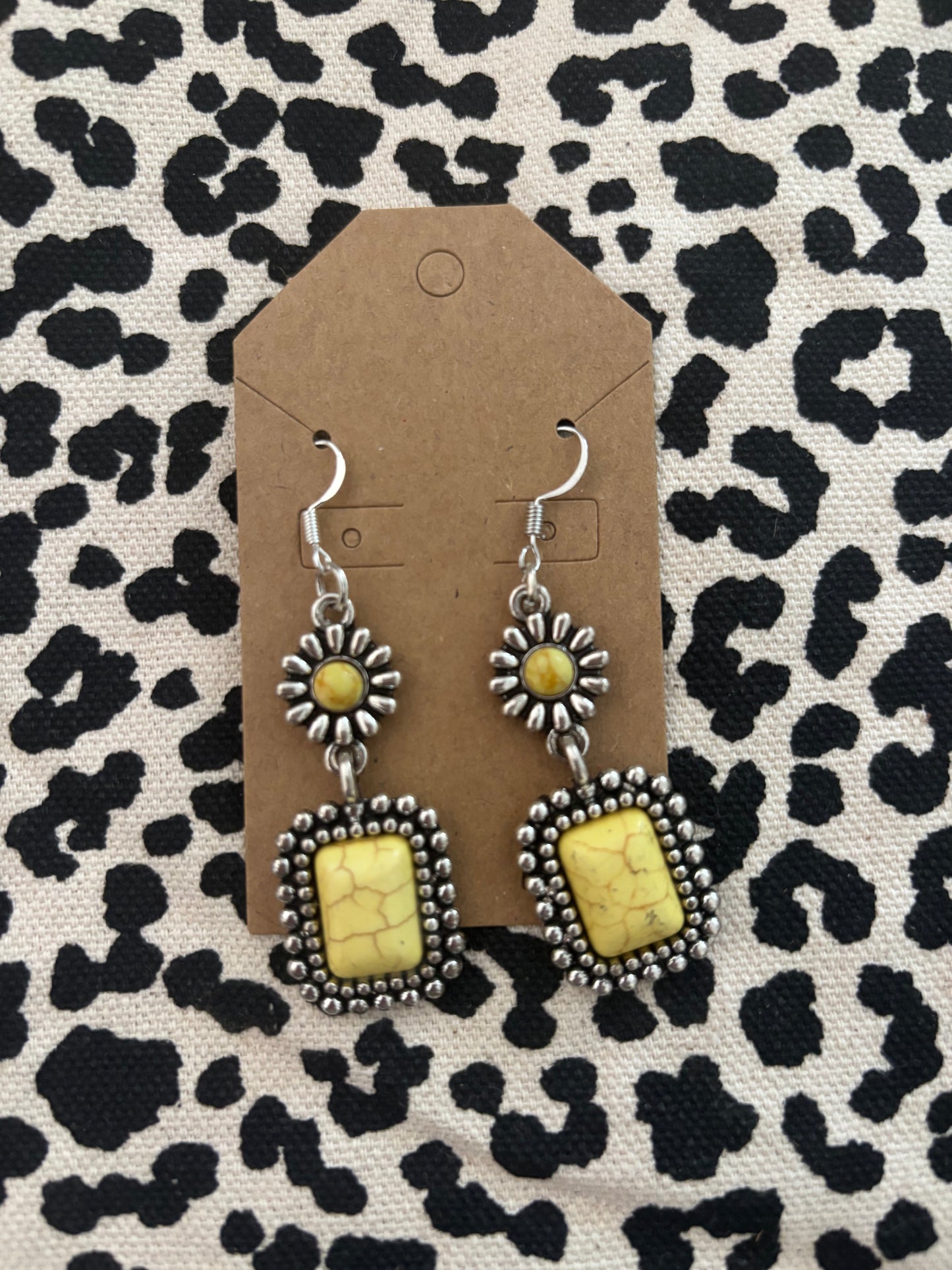 Sunshine Yellow Earrings