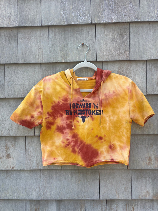 Cropped Short Sleeve Sweatshirt
